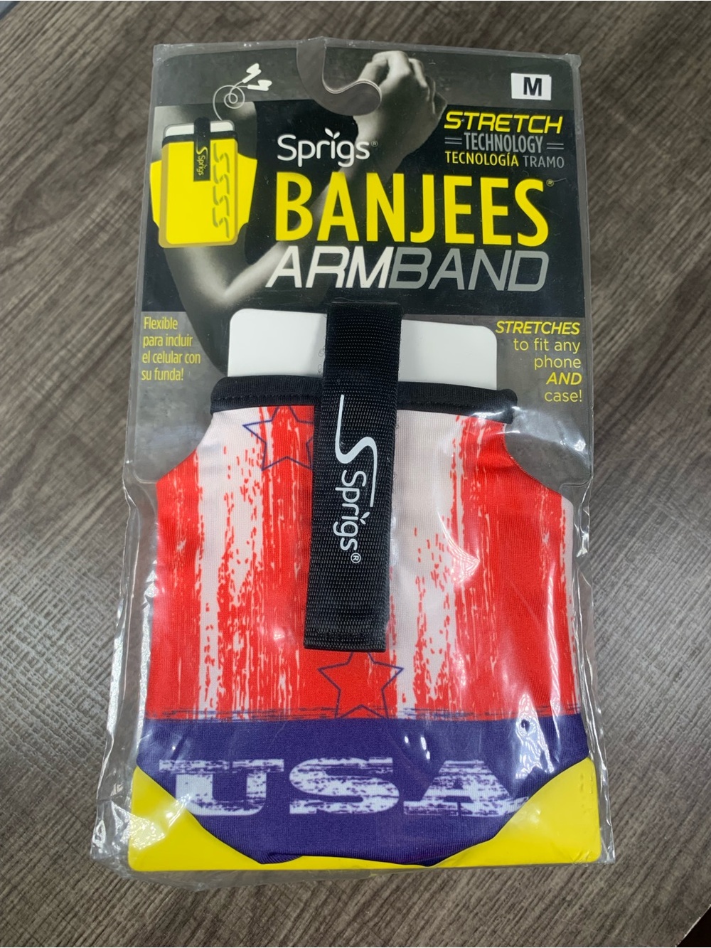 🔥NEW Sprigs Banjees Arm Band Running Exercise USA Unisex Size M